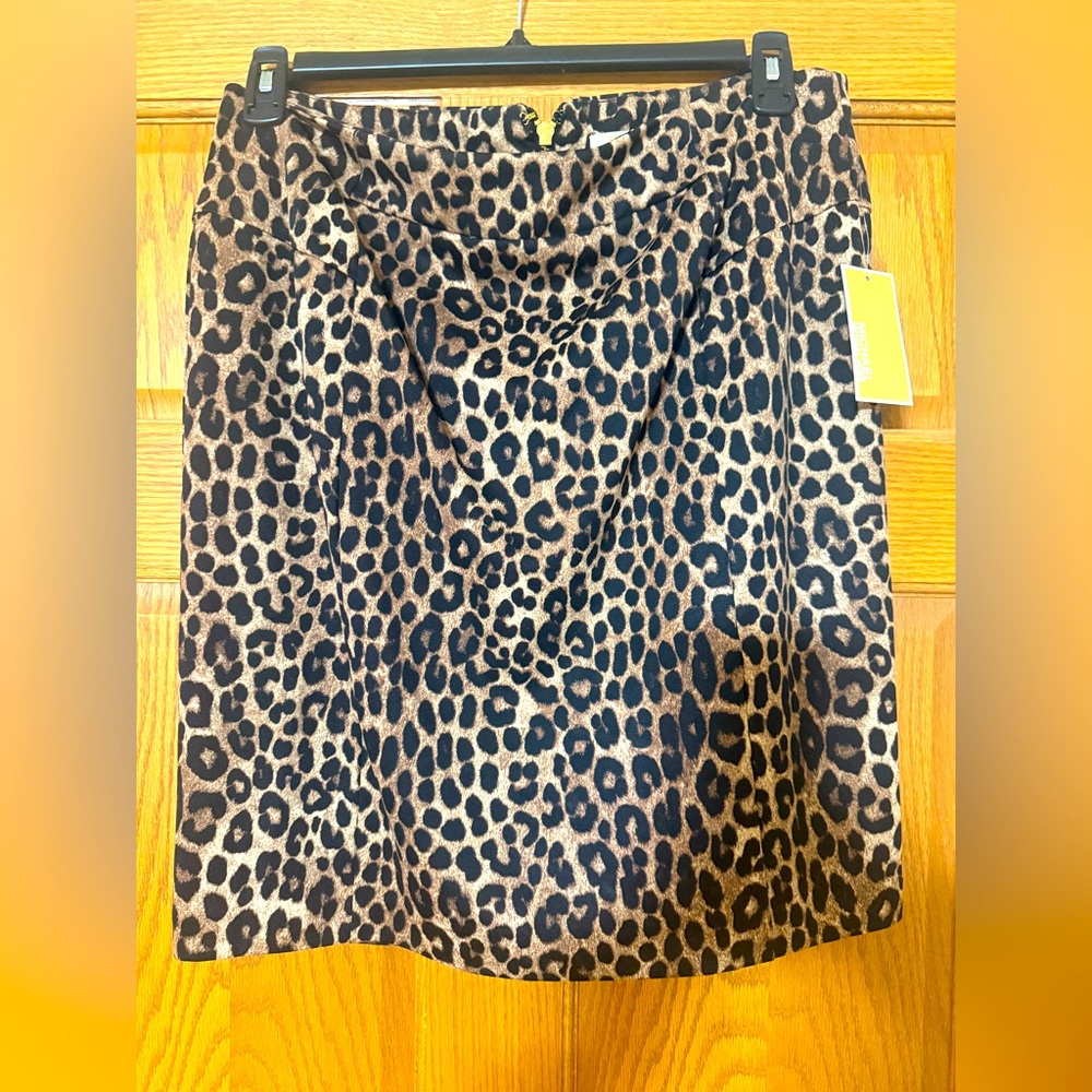 MICHAEL Michael Kors Animal Print Pencil Skirt